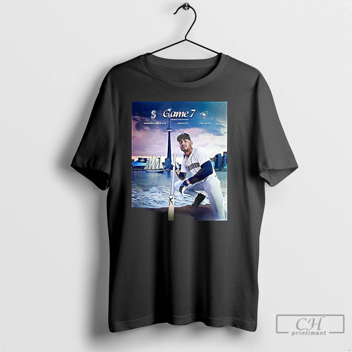 Classic Seattle Mariners Vs Toronto Blue Jays Alcs Game 7 Julio Rodriguez T Shirts Hoodie