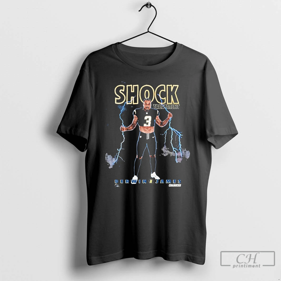 Classic Shock Treatment Derwin James Chargers T Shirts Hoodie