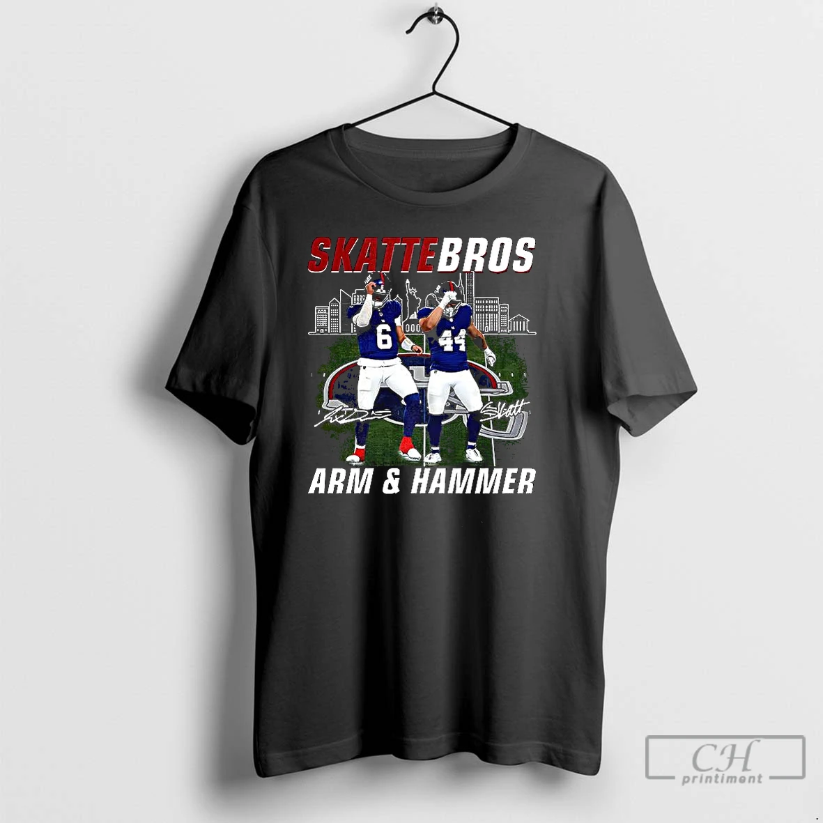 Classic Skattebros Arm And Hammer Signature T Shirts Hoodie