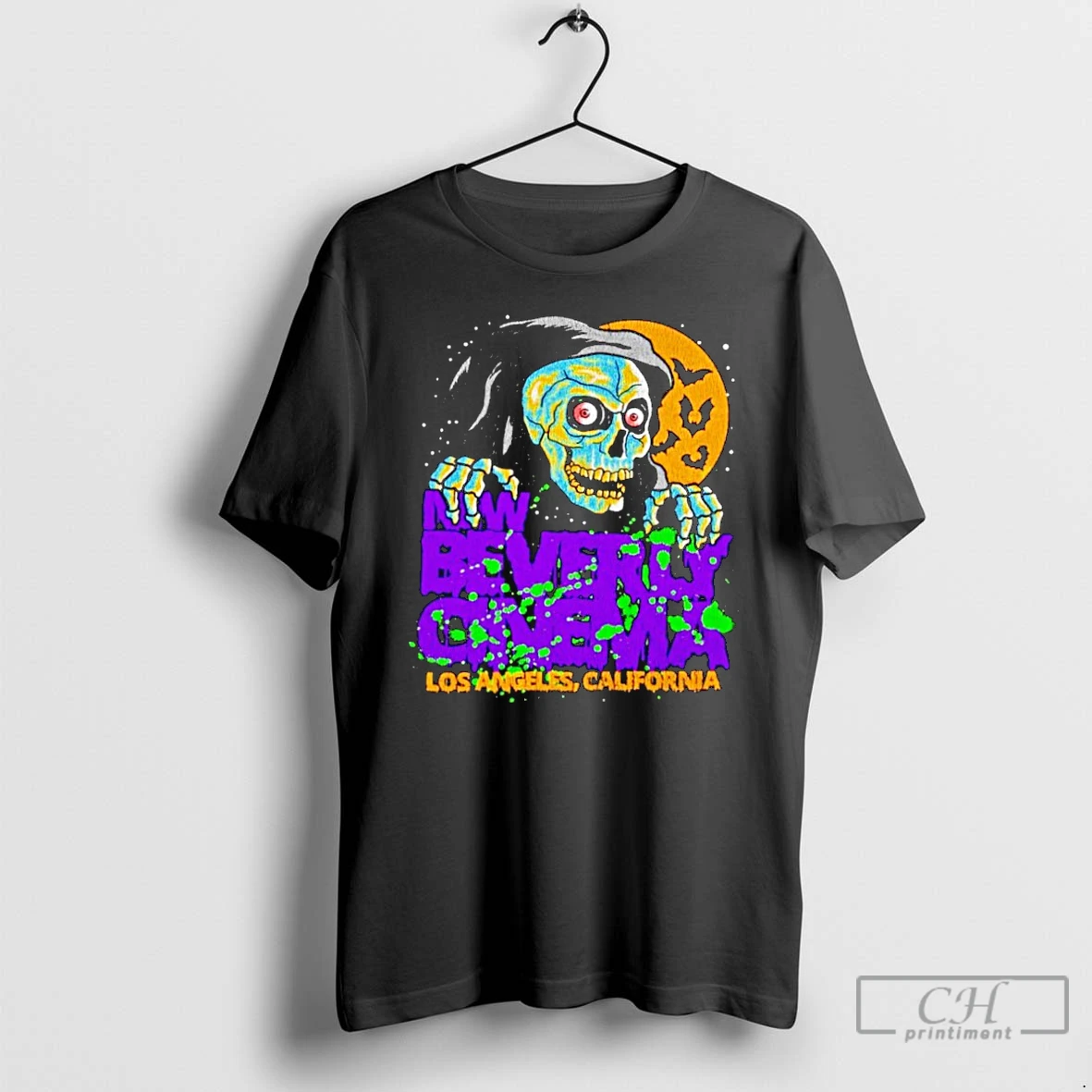 Classic Skeleton New Beverly Cinema Los Angeles California T Shirts Hoodie