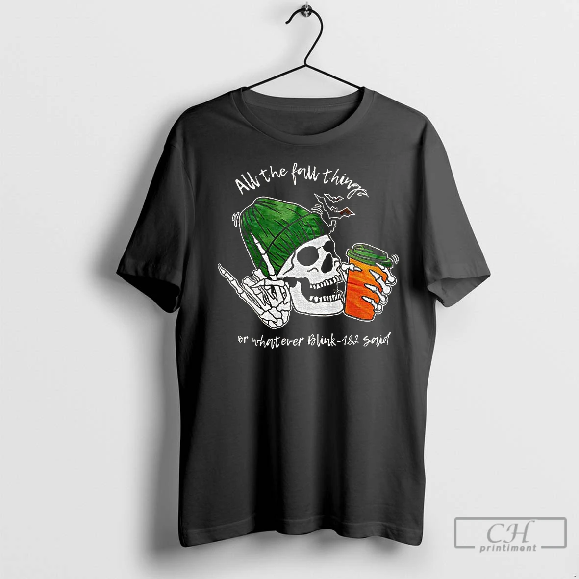 Classic Skull All The Fall Thing Or Whatever Blink 182 Said T Shirt
