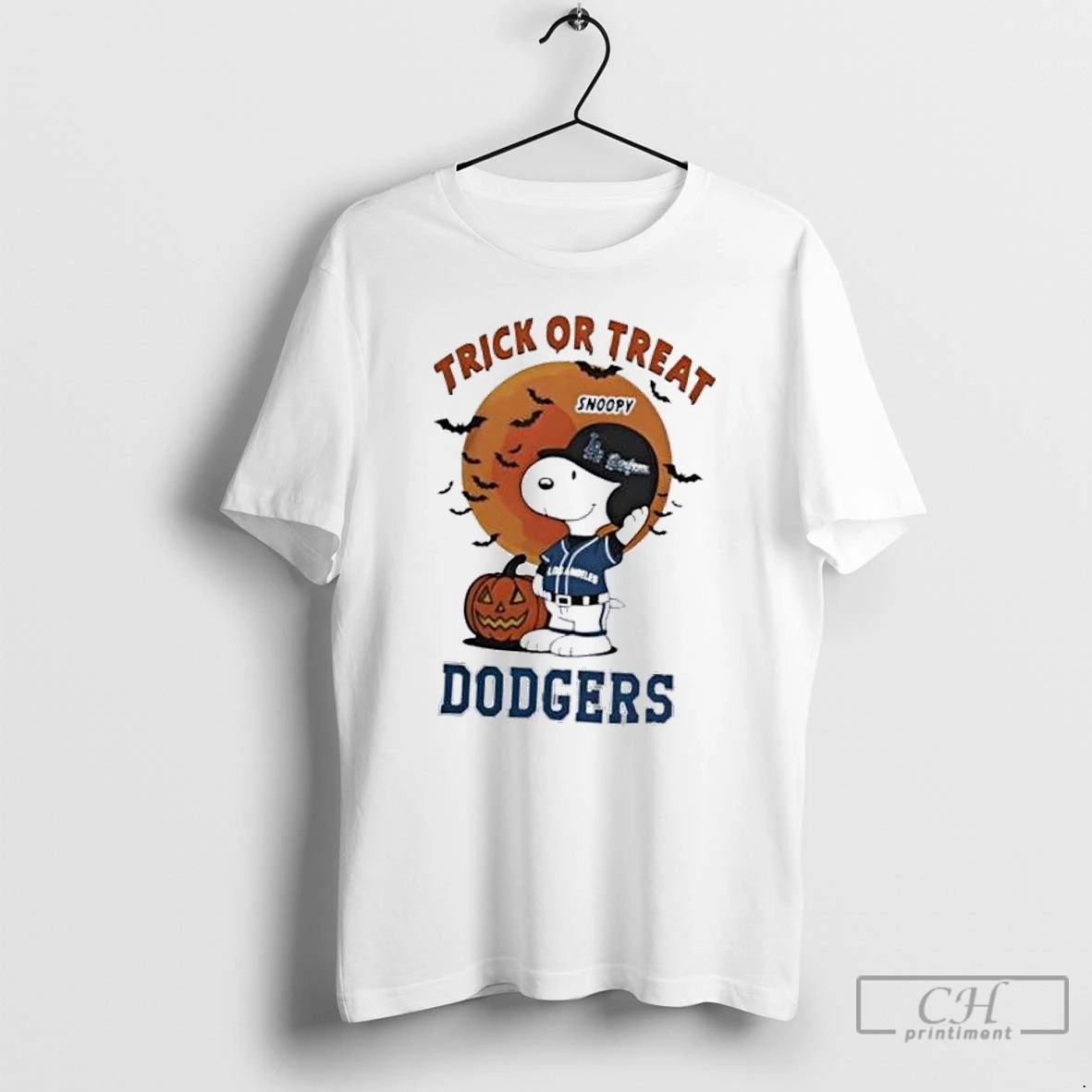 Classic Snoopy Los Angeles Dodgers Mlb Trick Or Treat Halloween 2025 T Shirts Hoodie