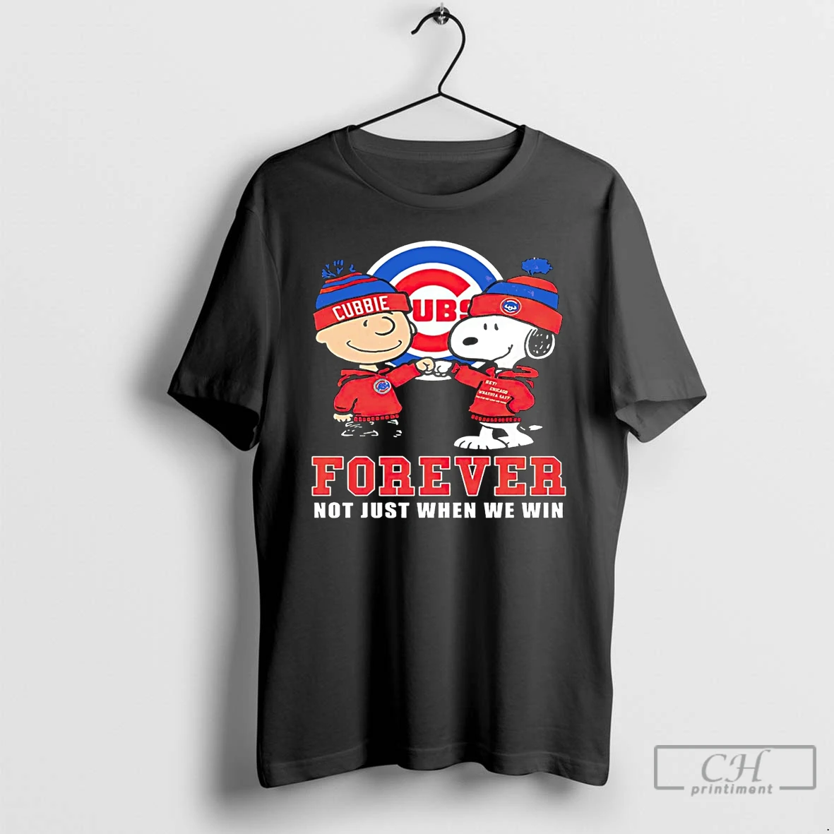 Classic Snoopy And Charlie Brown Chicago Cubs Forever Not Just When We Win Cubbie Chicago T Shirts Hoodie
