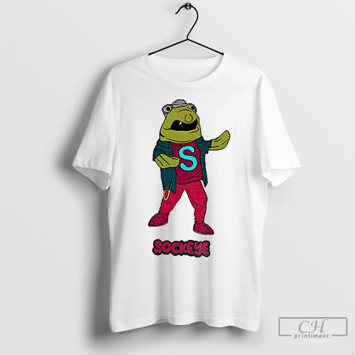 Classic Sockeye Salmon Mariners Seattle New Mascot T Shirt