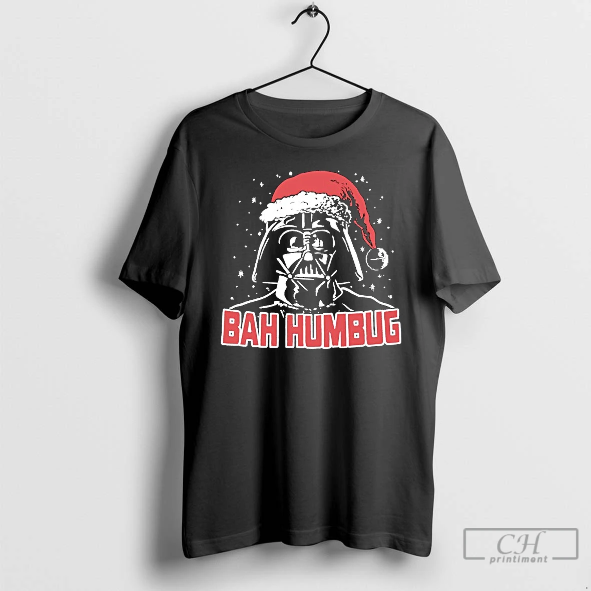 Classic Star Wars Darth Vader Bah Humbug Christmas 2025 T Shirts Hoodie