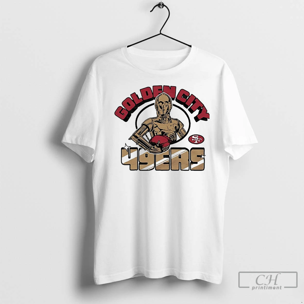 Classic Star Wars San Francisco 49ers Golden City T Shirt