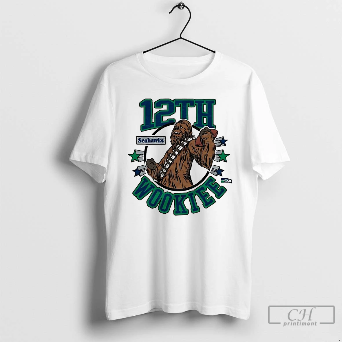 Classic Star Wars Seattle Seahawks 12th Wookiee T Shirts Hoodie