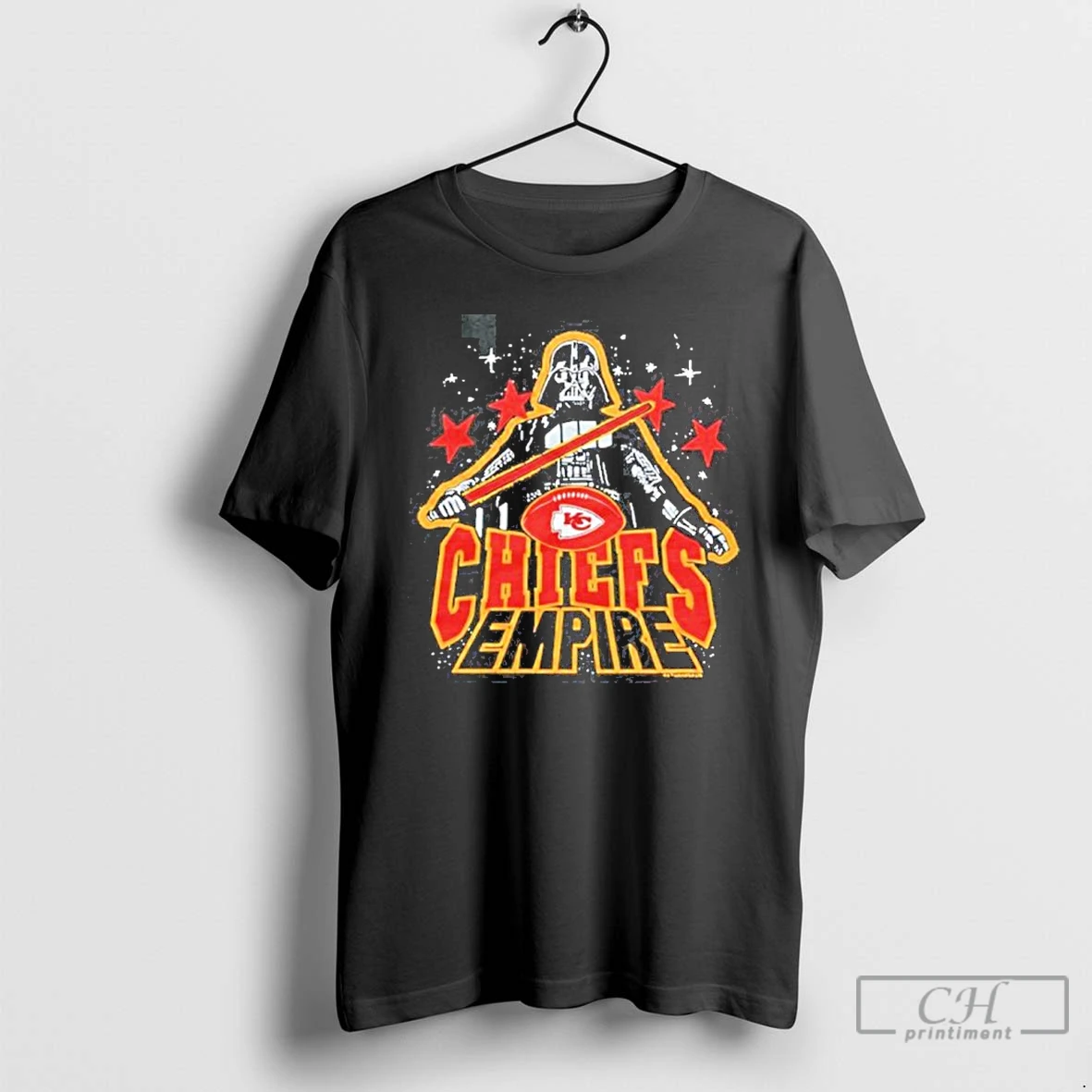 Classic Star Wars X Kansas City Chiefs Dark Side Chiefs Empire T Shirts Hoodie 2
