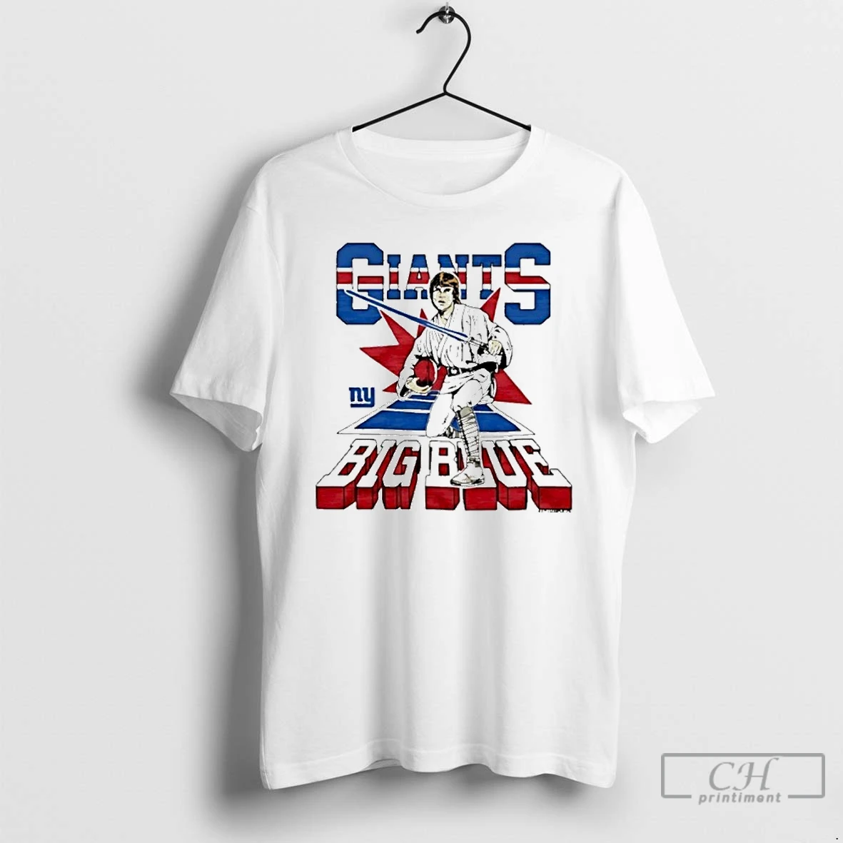 Classic Star Wars X New York Giants Light Side Big Blue T Shirts Hoodie 2