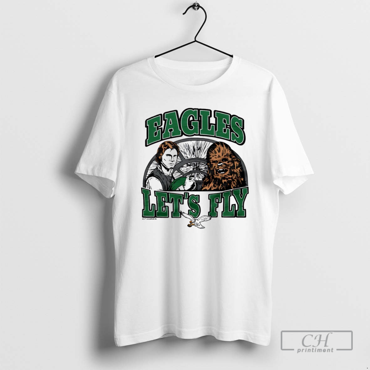 Classic Star Wars X Philadelphia Eagles Light Side Lets Fly Shirt Sweater Hoodie