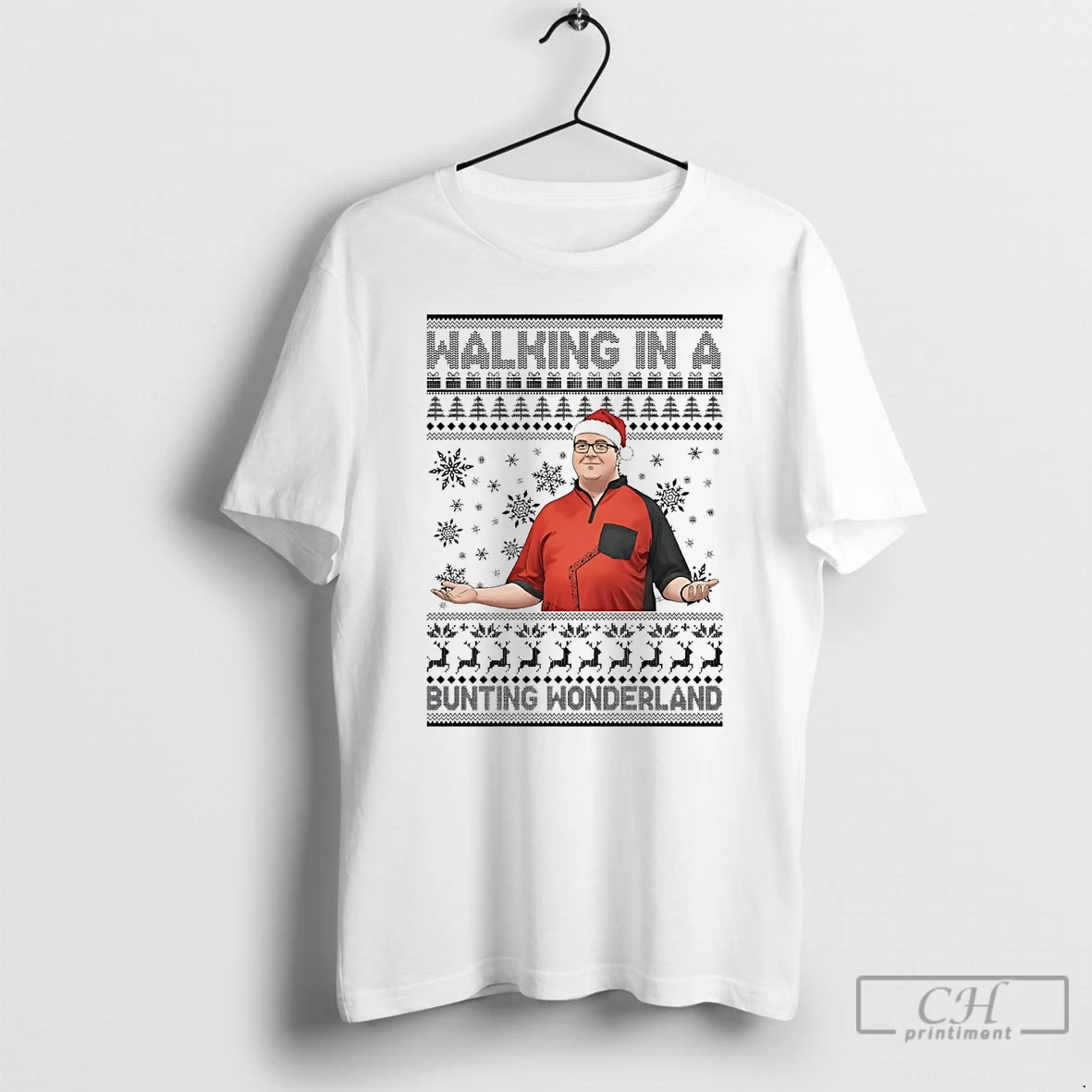 Classic Stephen Bunting Walking In A Bunting Wonderland Christmas T Shirts Hoodie
