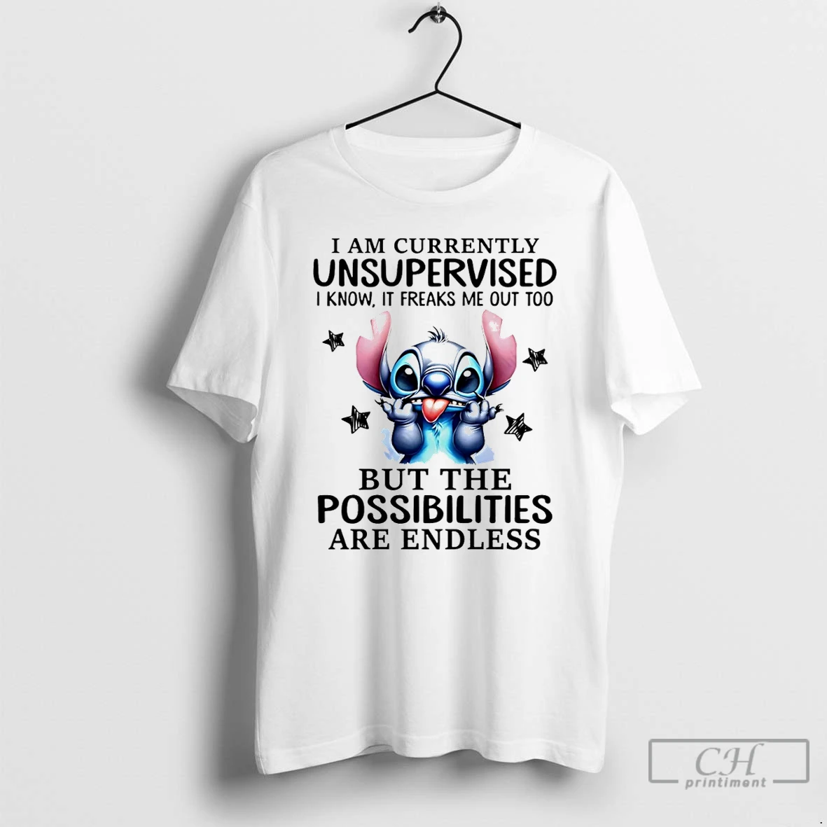 Classic Stitch I Am Currently Unsupervised I Know It Freaks Me Out Too T Shirts Hoodie Longsleeve