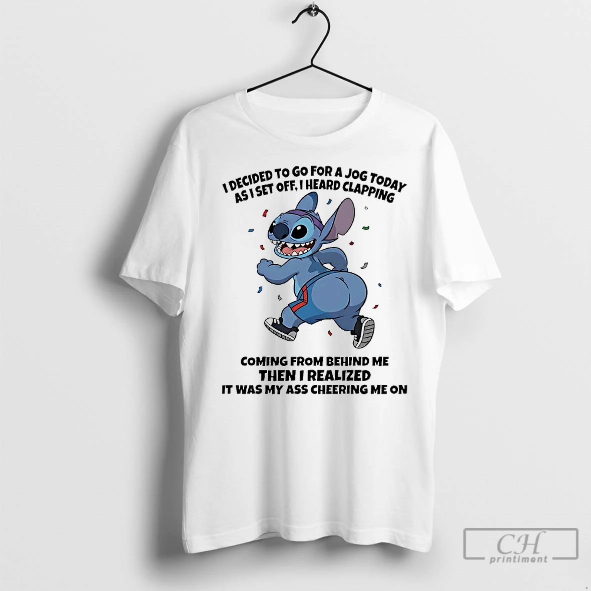 Classic Stitch I Decided To Go For A Jog Today As I Set Off I Heard Clapping T Shirt