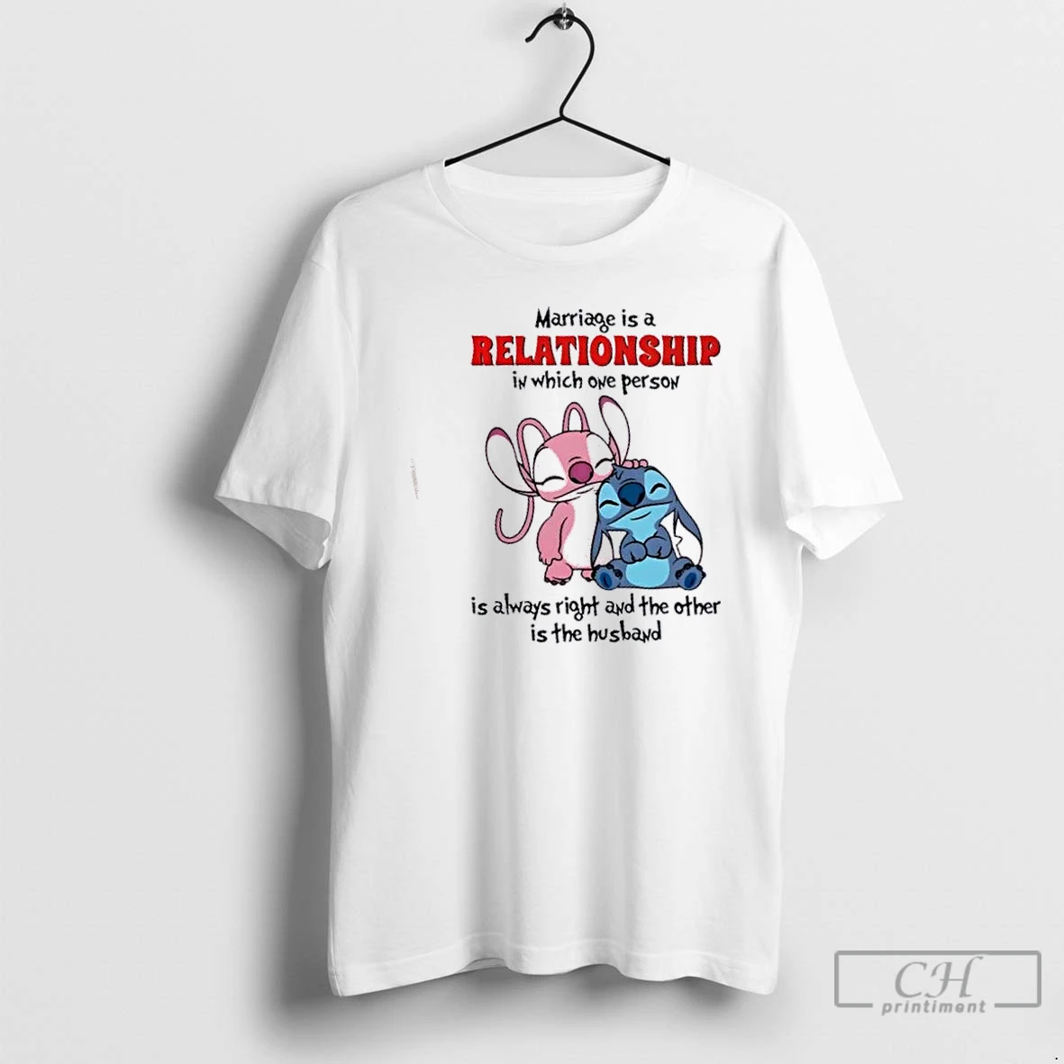 Classic Stitch Marriage Is A Relationship In Which One Person Is Always Right And The Other Is The Husband T Shirts Hoodie 2
