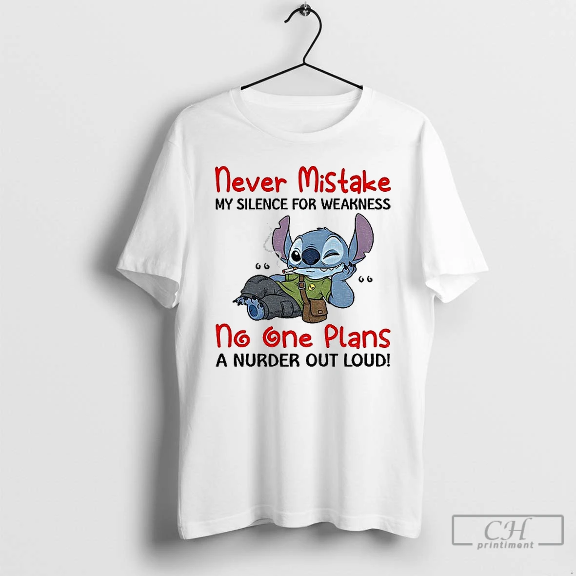 Classic Stitch Smoking Never Mistake My Silence For Weakness No One Plans A Nurder Ot Loud T Shirts Hoodie