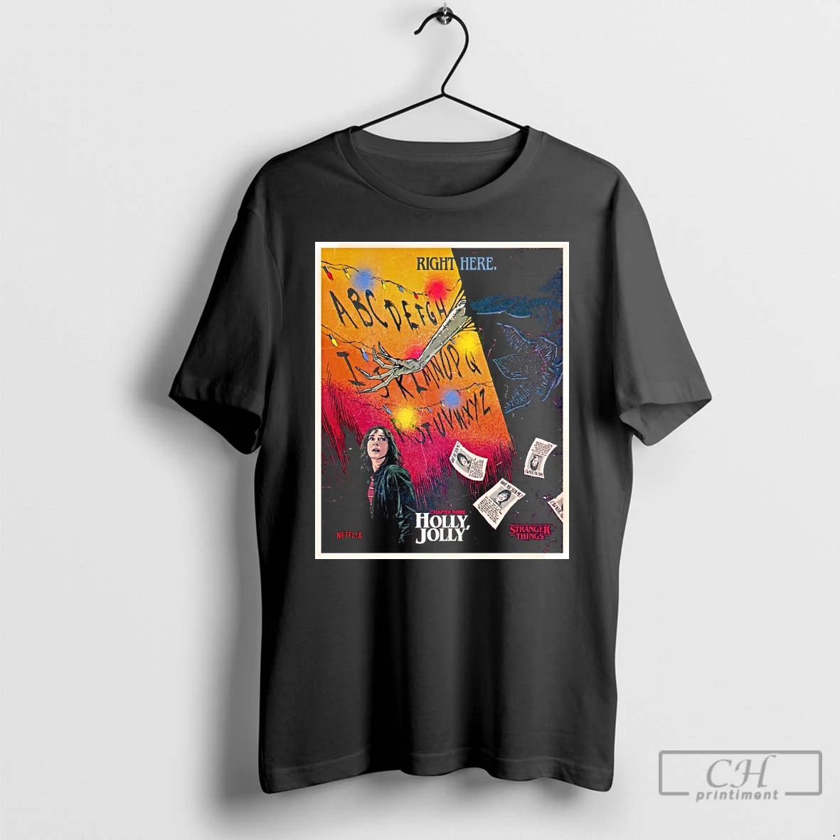 Classic Stranger Things Season 1 Butcher Billy Holly Jolly Street T Shirts Hoodie Longsleeve