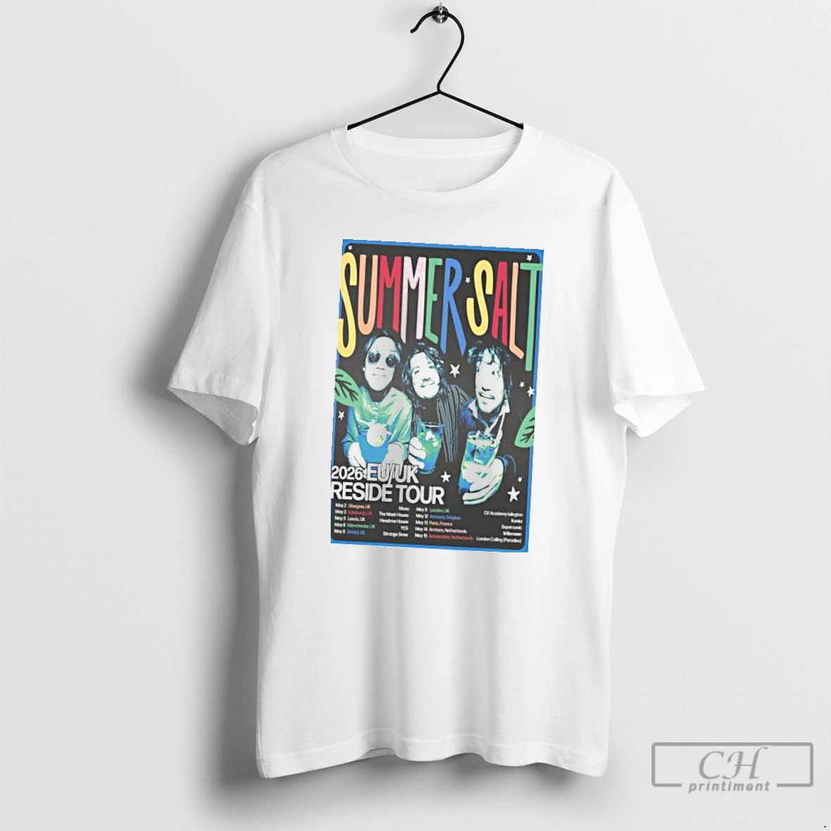 Classic Summer Salt Eu Uk Reside Tour 2026 T Shirts Hoodie
