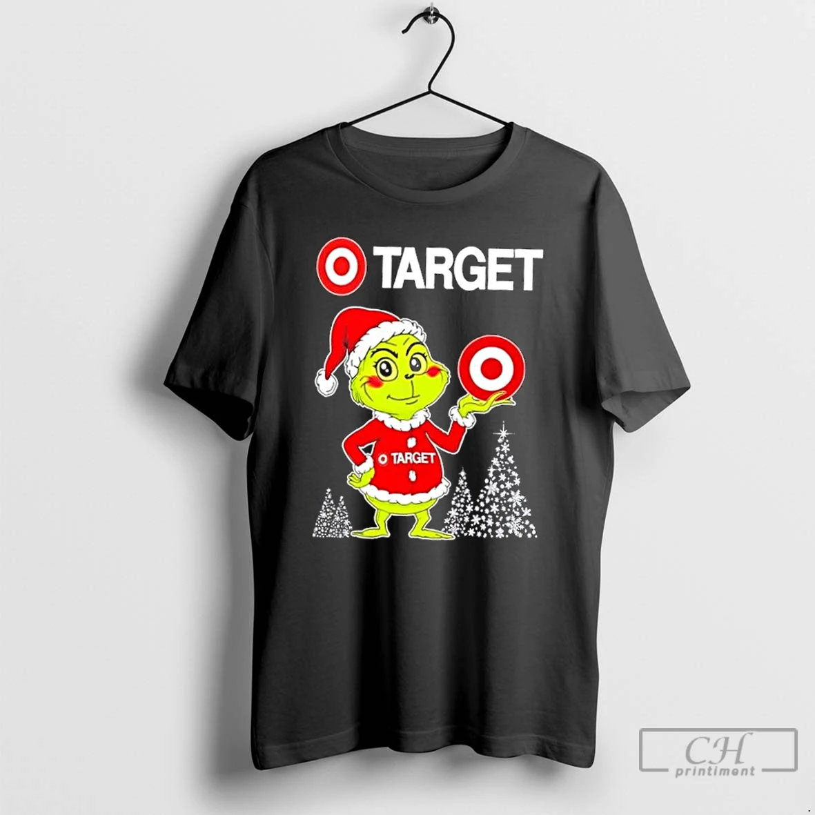 Classic Target And Grinchmas Christmas Tree T Shirts Hoodie