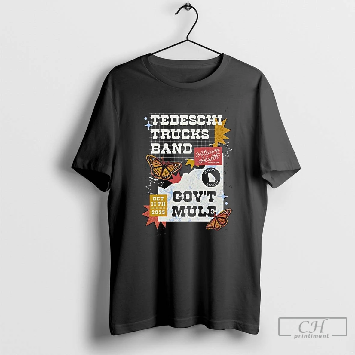 Classic Tedeschi Trucks Band October 11 2025 Atrium Health Amphitheater Macon Ga Long Sleve T Shirts Hoodie