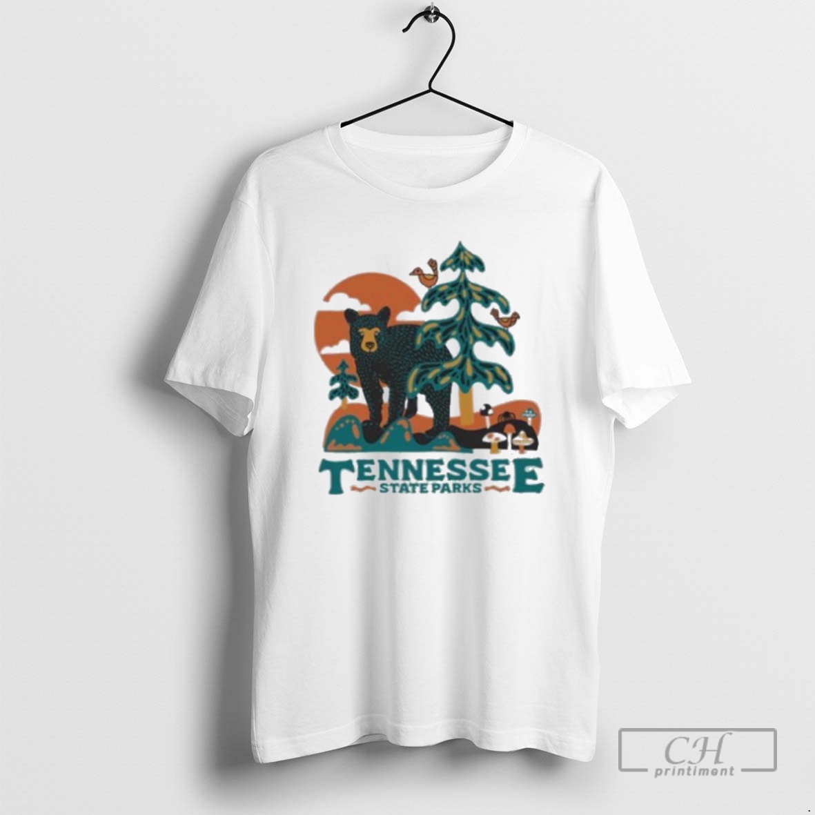 Classic Tennessee State Parks Bear In The Woods Bear Shirt Sweater Hoodie