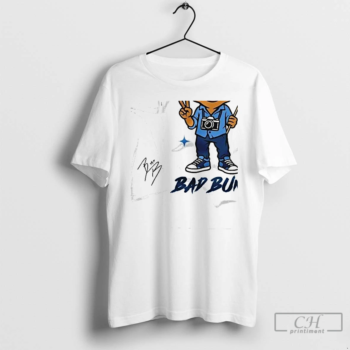 Classic Tennessee Titans Nfl Super Bowl Dtmf Bad Bunny Mascot 2026 Two Side T Shirts Hoodie