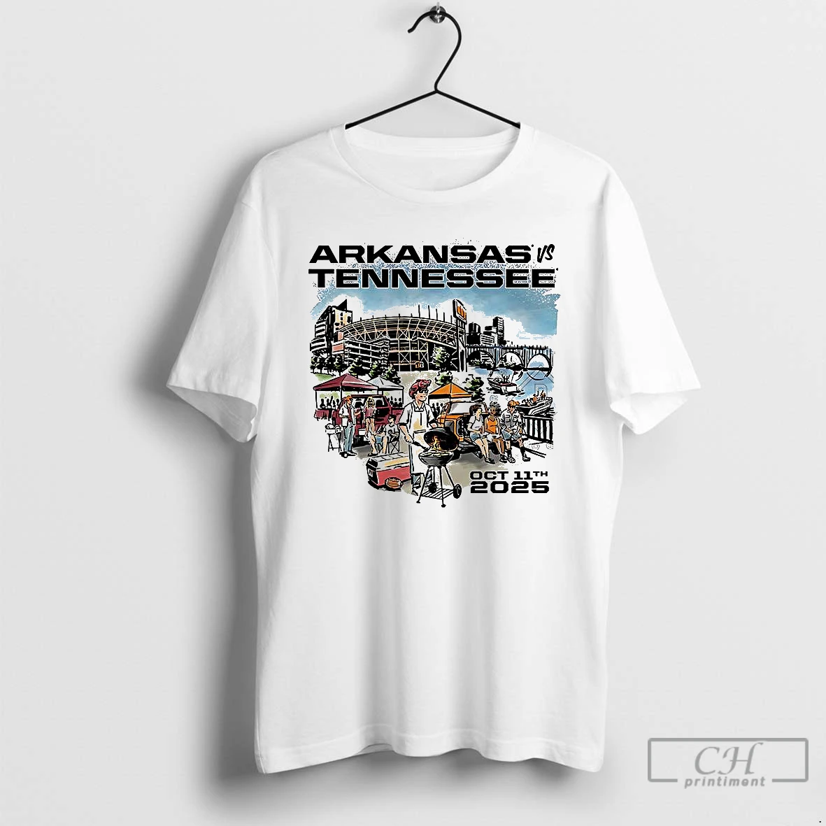 Classic Tennessee Vs Arkansas Game Day 2025 T Shirts Hoodie