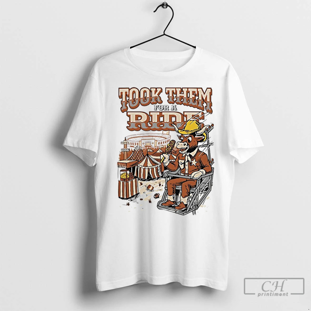 Classic Texas Longhorns Took Them For A Ride T Shirt