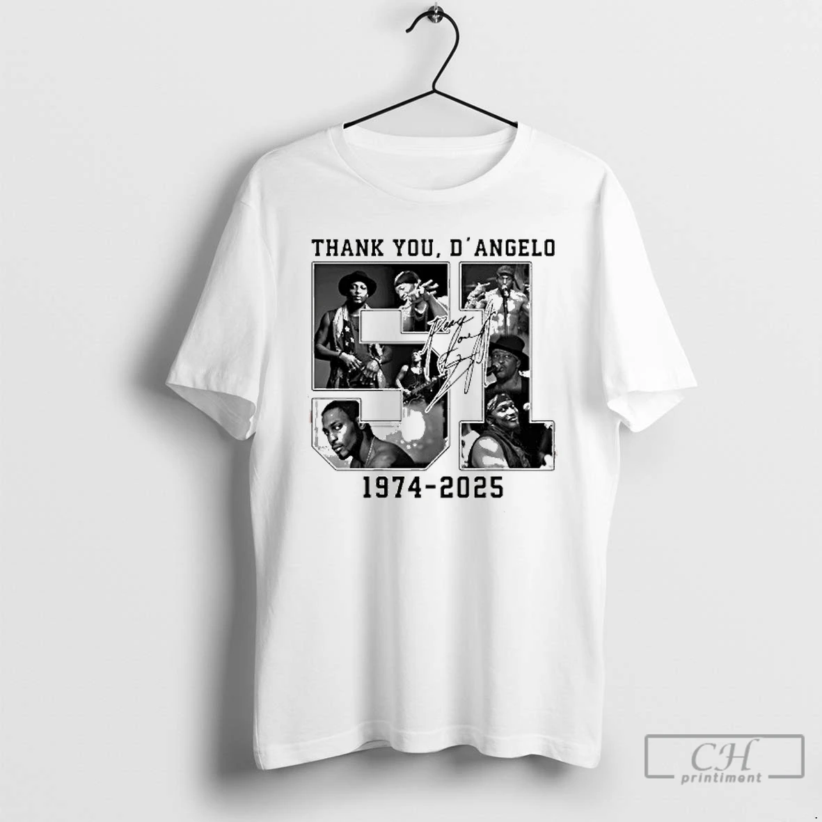 Classic Thank You Dangelo 1974 2025 T Shirts Hoodie