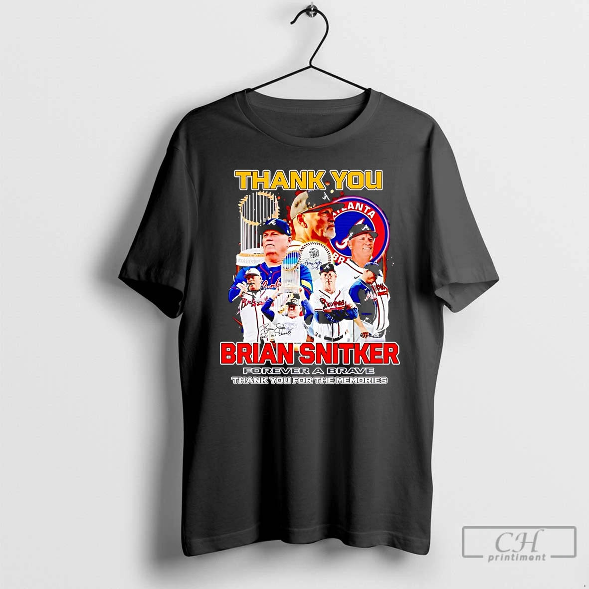 Classic Thank You Brian Snitker Forever A Brave T Shirts Hoodie