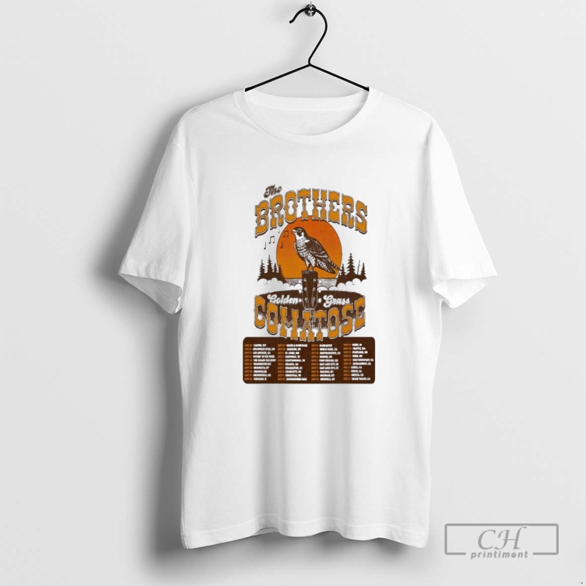 Classic The Brothers Comatose Golden Grass 2025 Tour Dates Shirt Sweater Hoodie