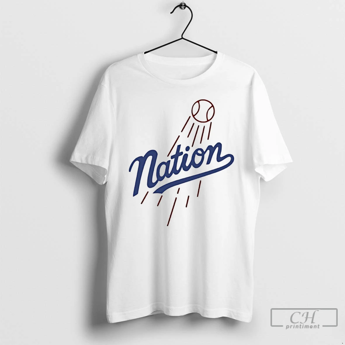 Classic The Nation Los Angeles Dodgers Parody Logo T Shirts Hoodie