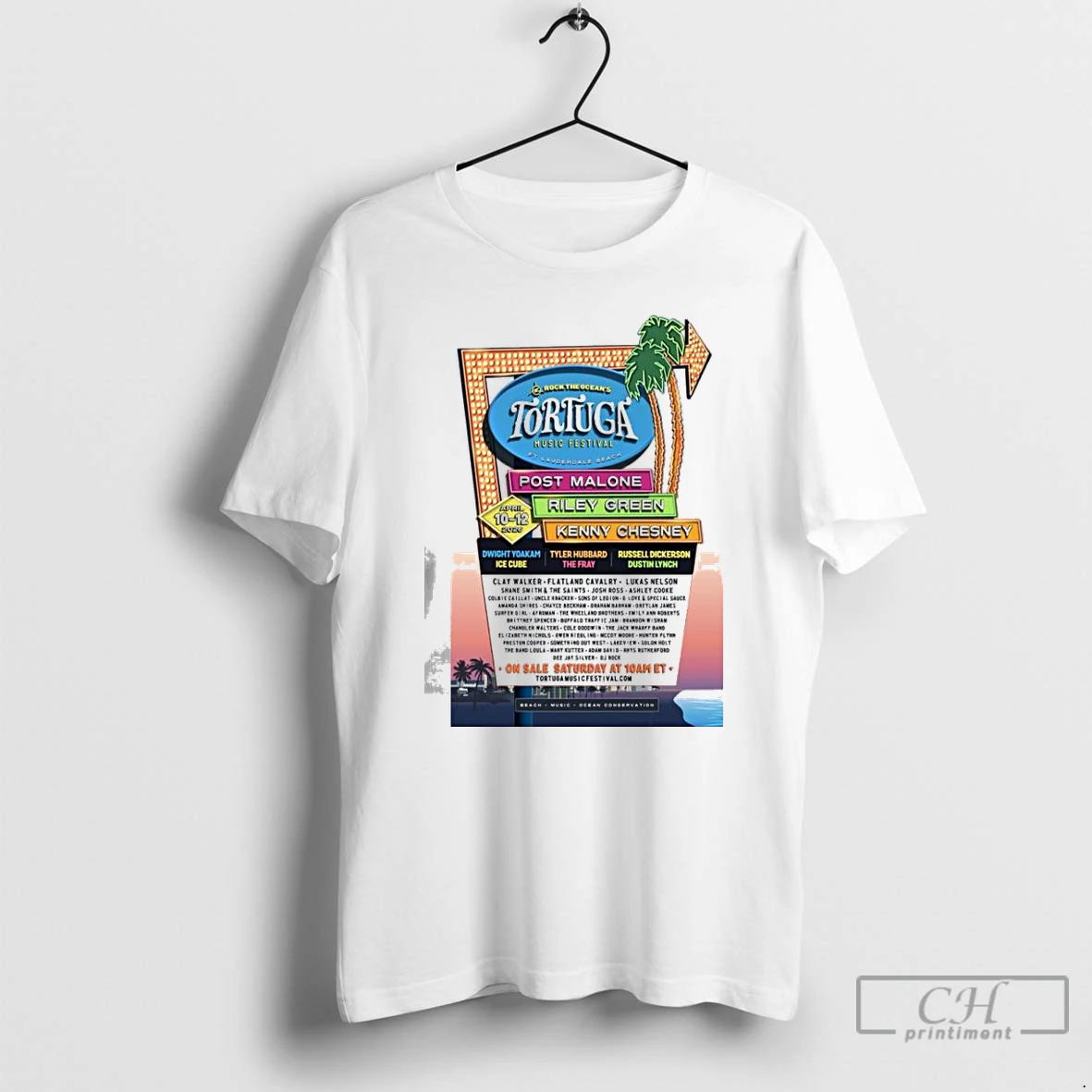 Classic The Oceans Tortuga Music Festival April 10 12 2026 Ft Lauderdale Beach T Shirts Hoodie
