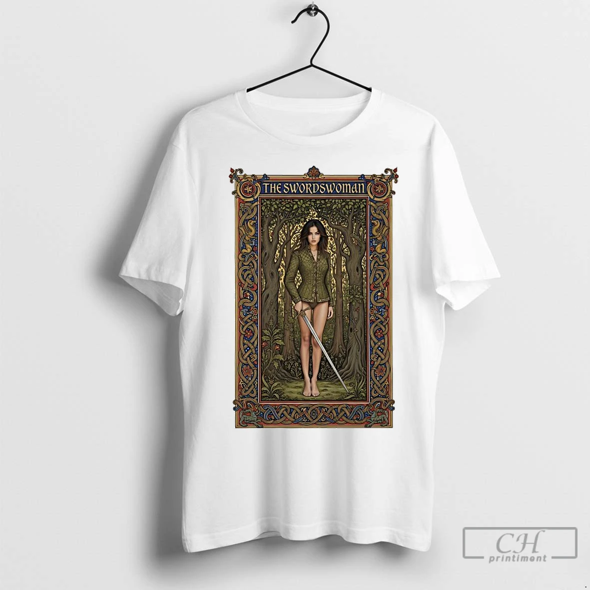 Classic The Swordswoman T Shirt