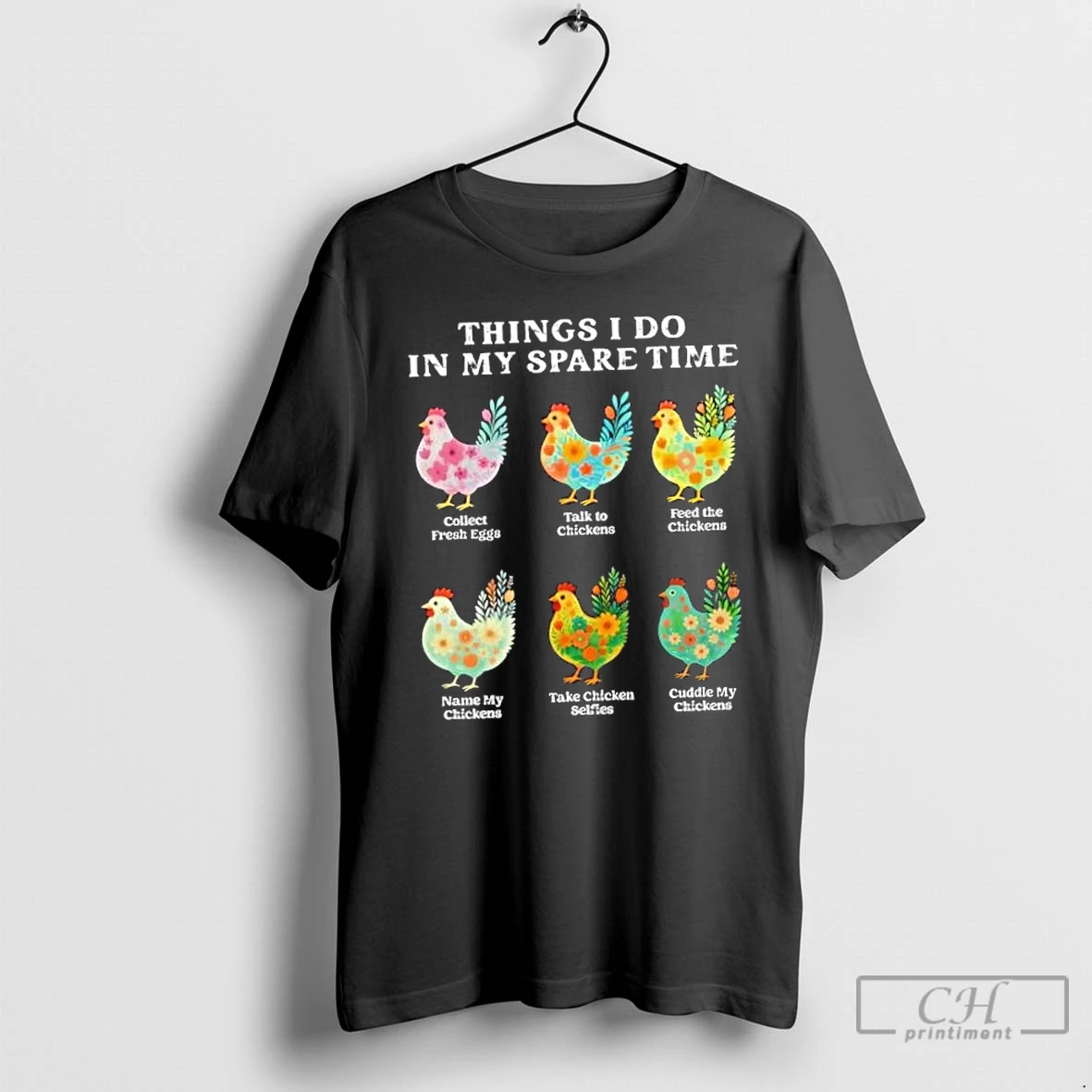 Classic Things I Do In My Spare Time Chicken T Shirts Hoodie