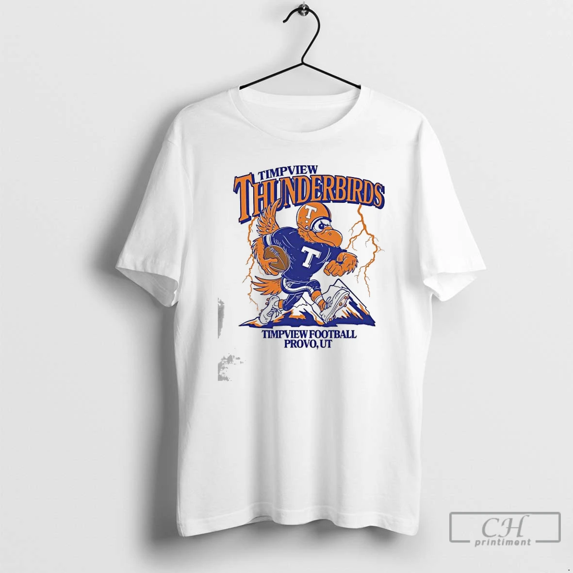 Classic Timpview Thunderbirds Football Mascot 2025 T Shirts Hoodie