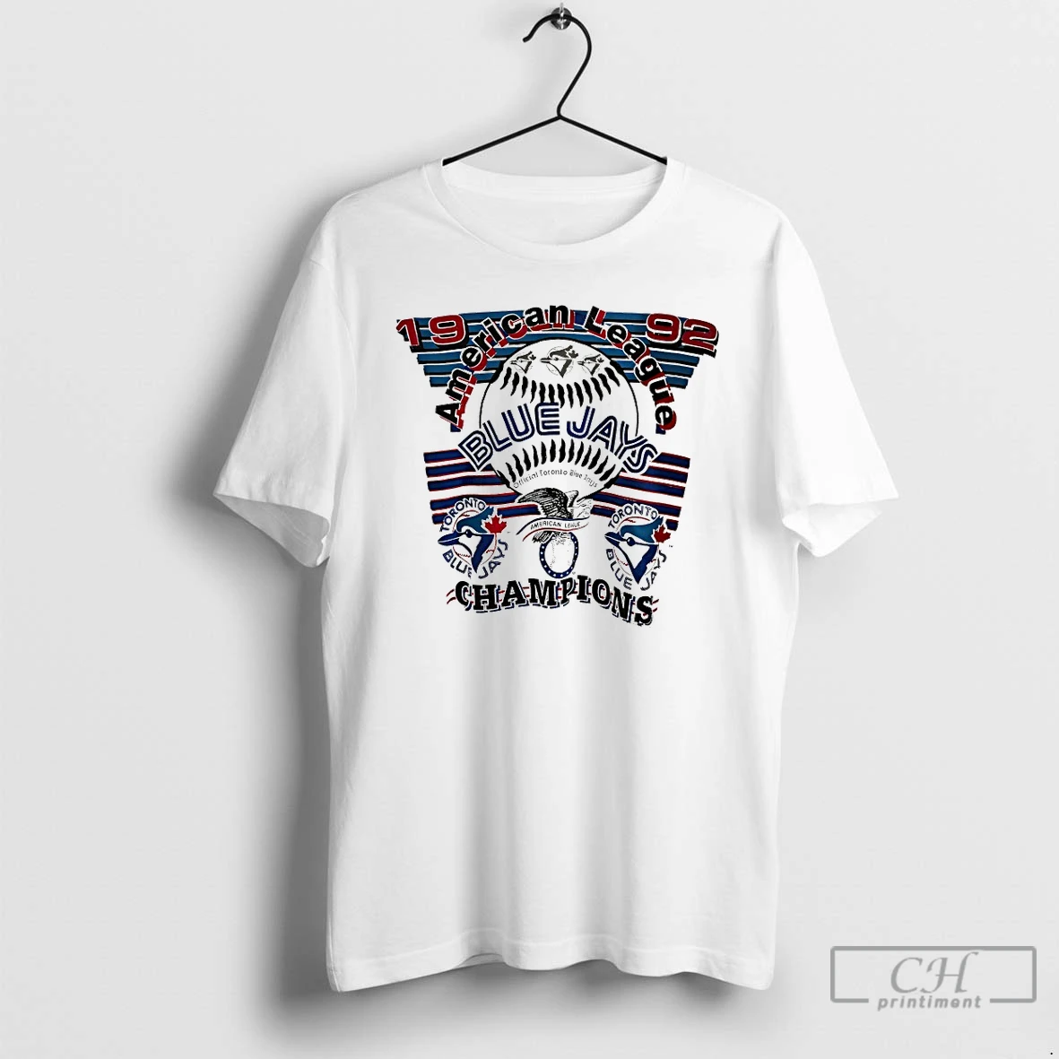Classic Toronto Blue Jays American League Champions 1992 Vintage T Shirts Hoodie