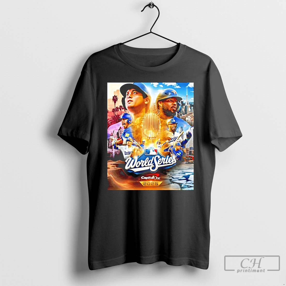 Classic Toronto Blue Jays Vs Los Angeles Dodgers 2025 World Series Matchup T Shirts Hoodie