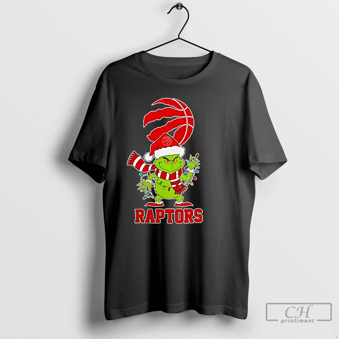 Classic Toronto Raptors X Grinch Santa Nba Christmas T Shirts Hoodie