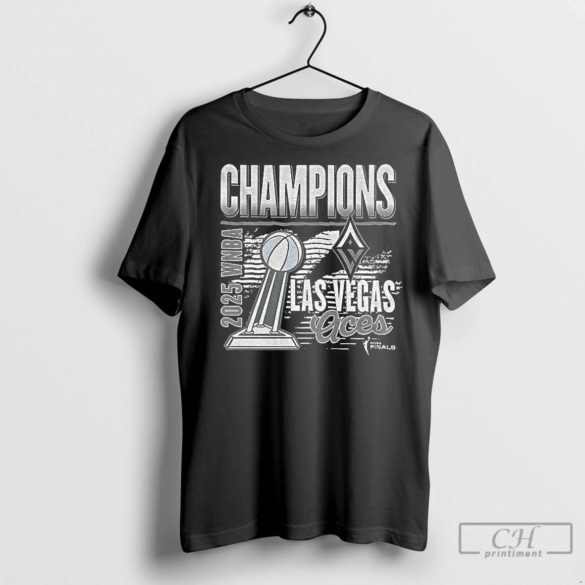 Classic Trophy Las Vegas Aces Champions Wnba Finals Basketball 2025 T Shirt