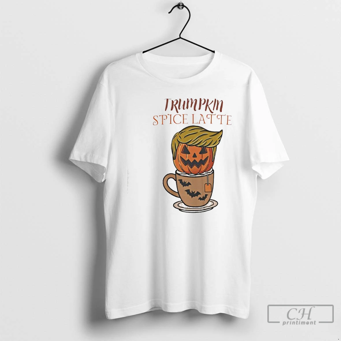 Classic Trump Halloween Coffee Trumpkin Spice Latte Funny T Shirts Hoodie