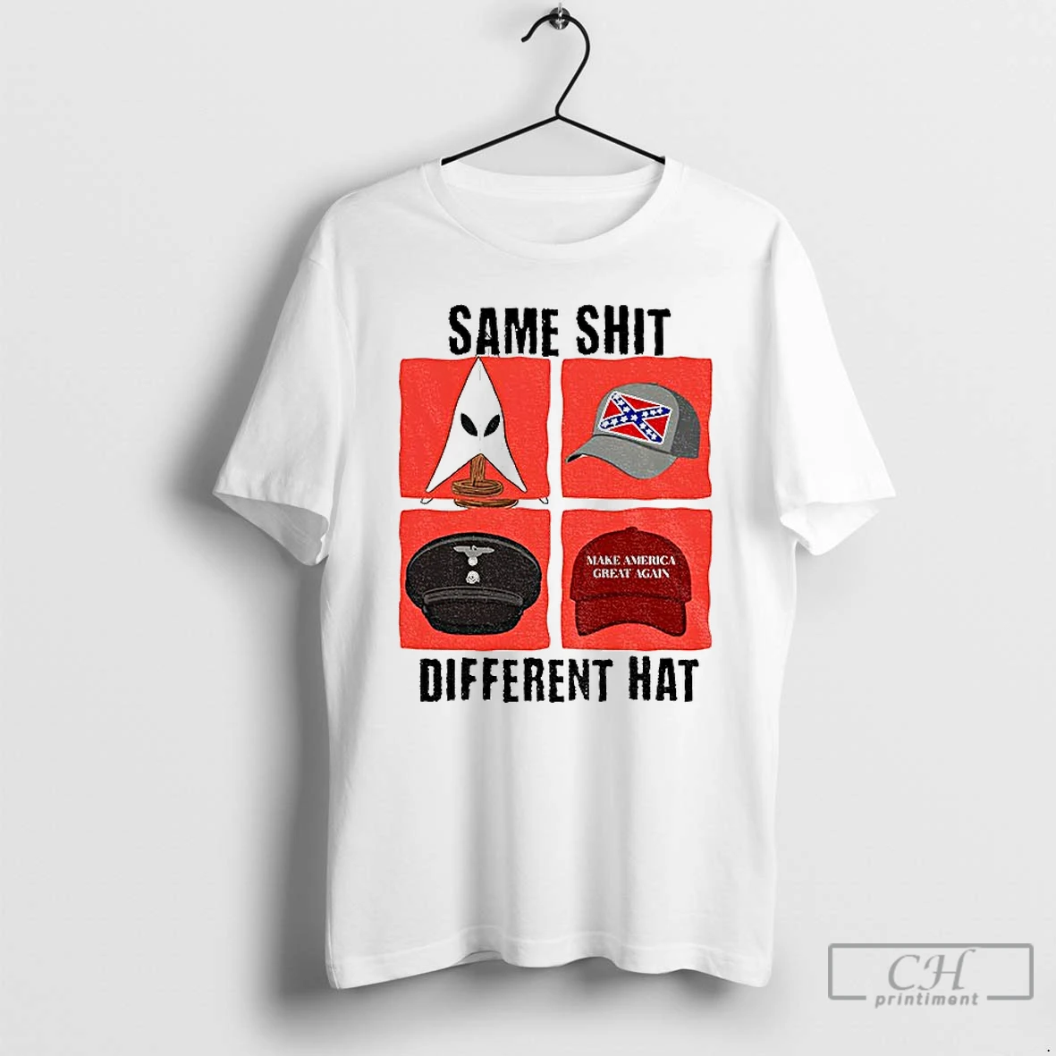 Classic Trump No Kings Protest Same Shit Different Hat T Shirts Hoodie