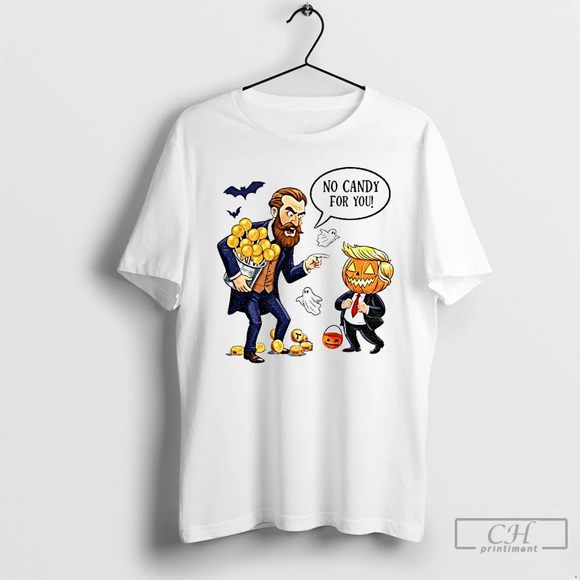 Classic Trump Nobel Peace Prize Trumpkin Halloween No Candy For You T Shirts Hoodie