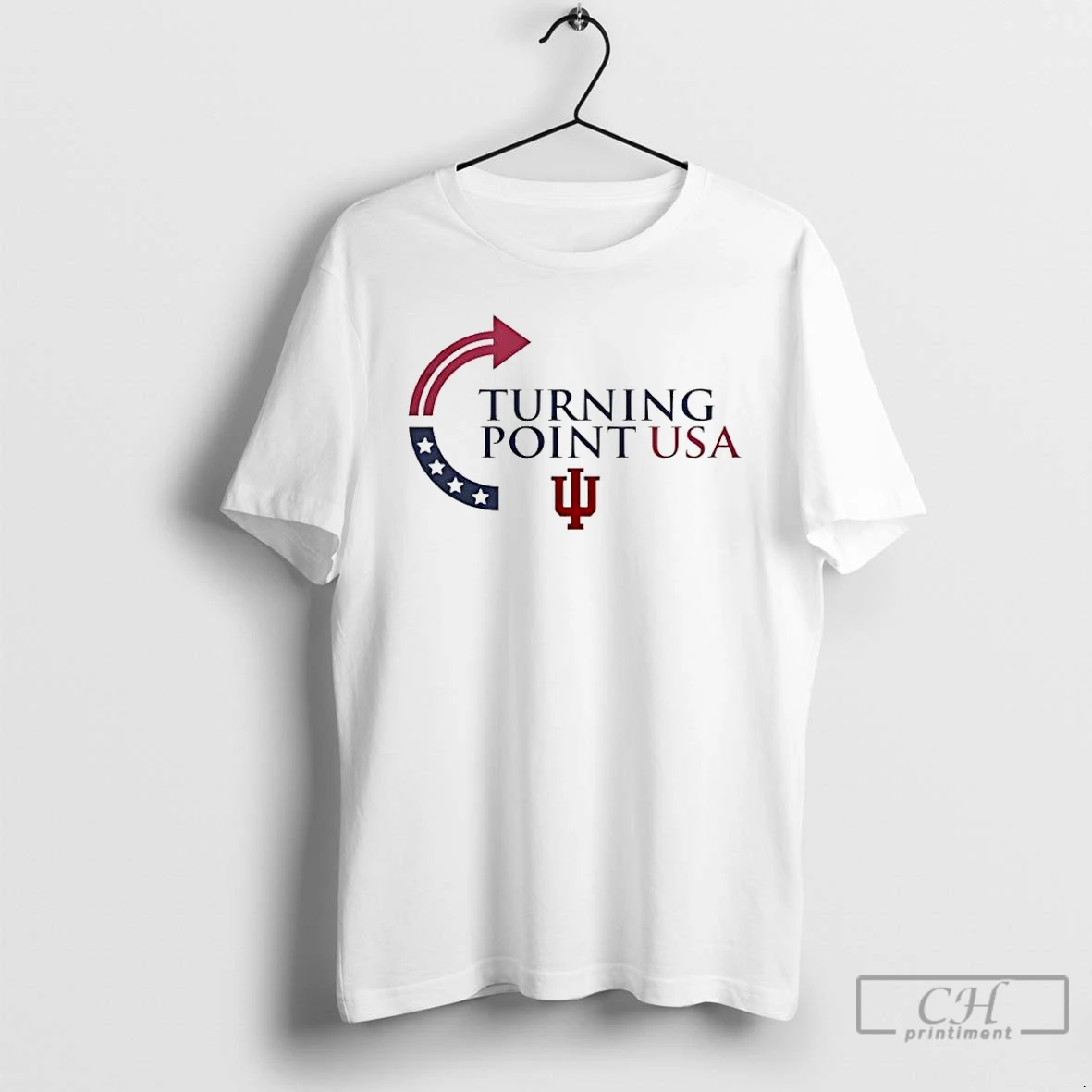 Classic Turning Point Usa X Indiana Hoosiers Football Logo T Shirts Hoodie