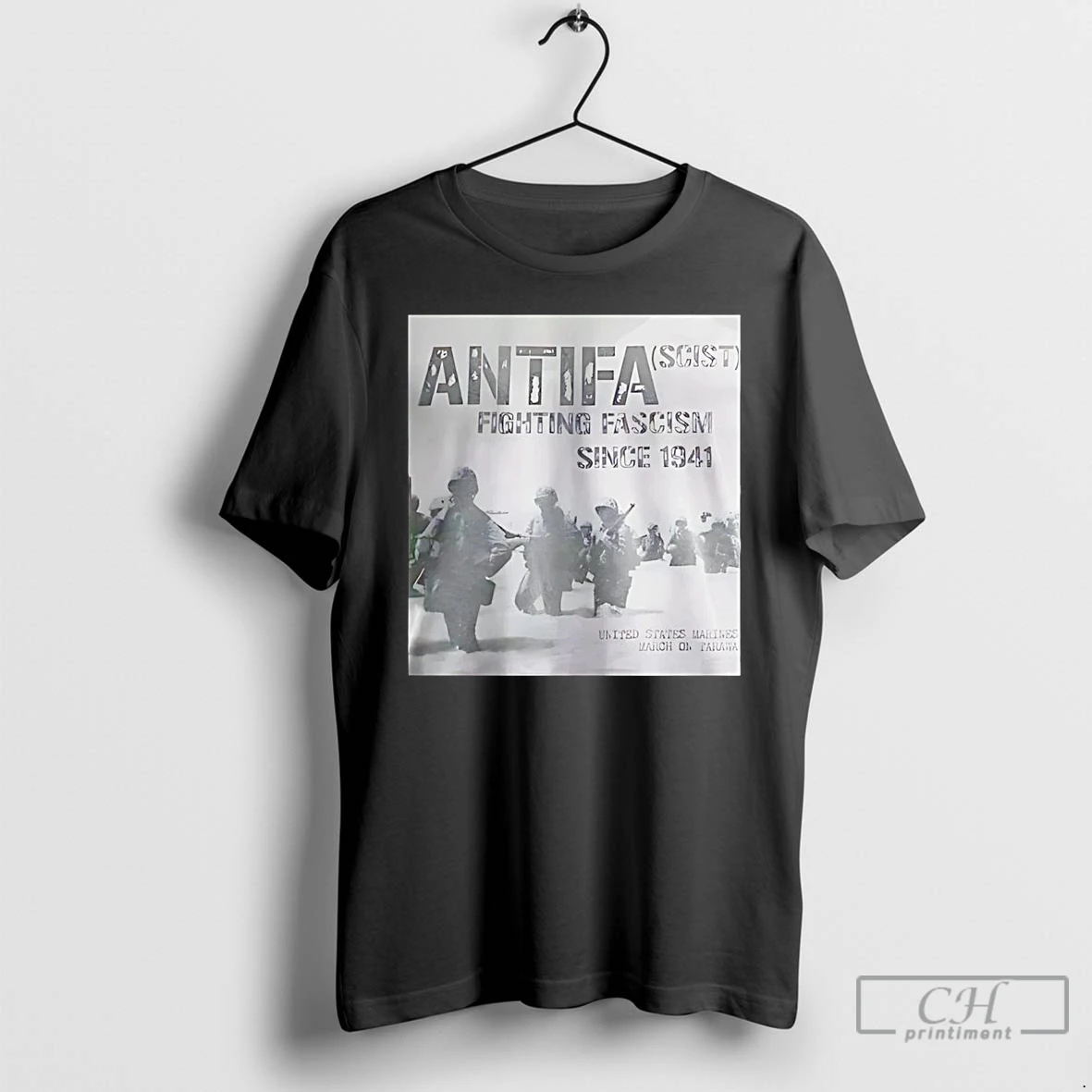 Classic Us Marine Corp Antifascist Fighting Fascism Since 1941 T Shirts Hoodie