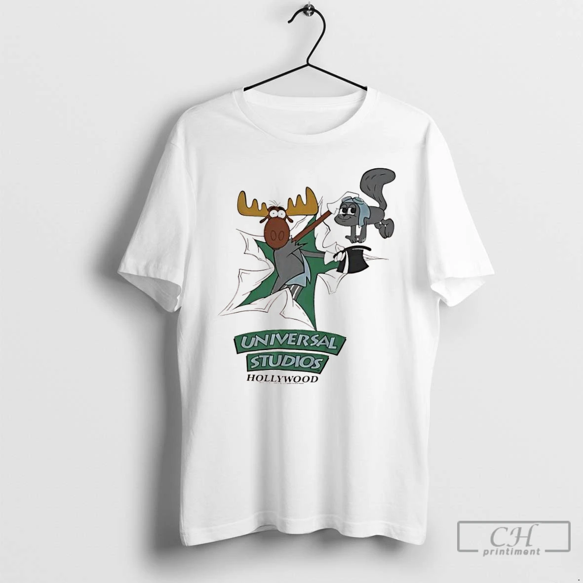 Classic Universal Studios Hollywood Vintage 90s Characters T Shirts Hoodie