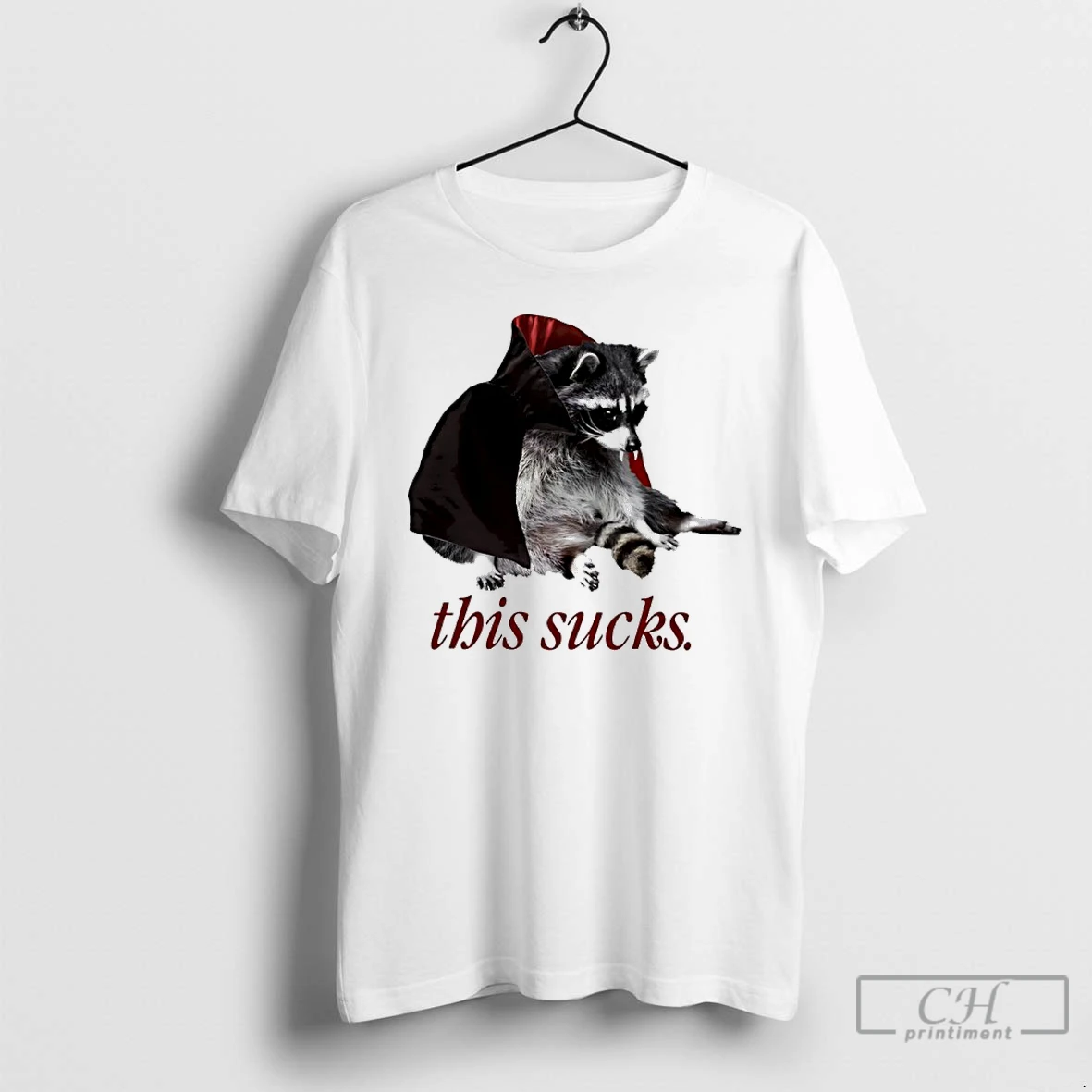 Classic Vampire Raccoon This Sucks Halloween T Shirts Hoodie