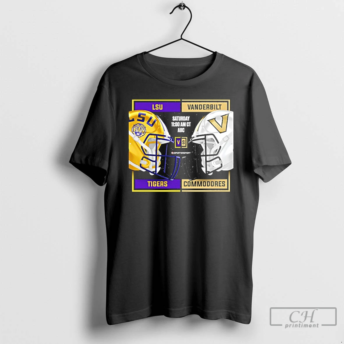Classic Vanderbilt Commodores Vs Lsu Tigers 2025 Football Helmet T Shirts Hoodie
