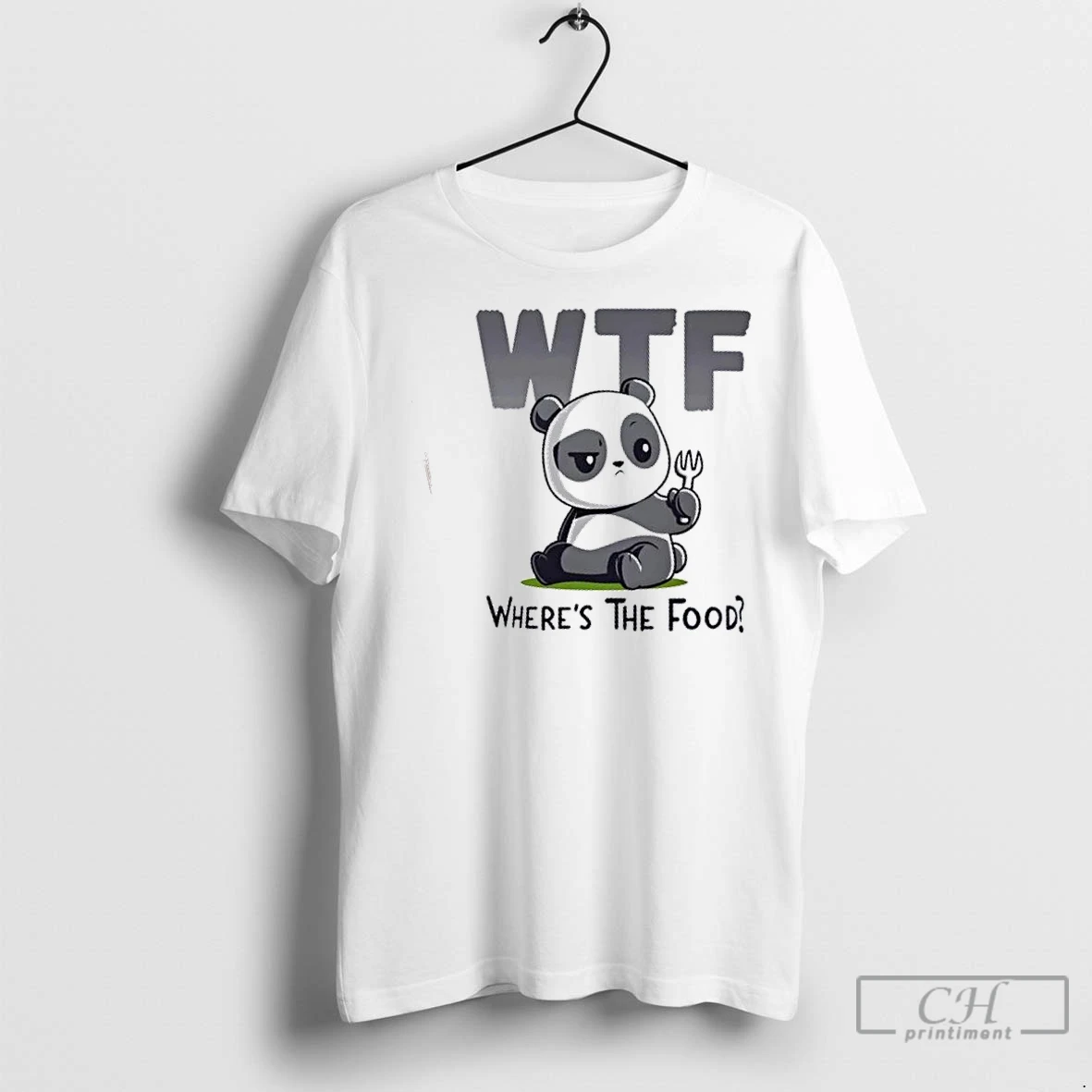 Classic Wtf Panda Wheres The Food T Shirt