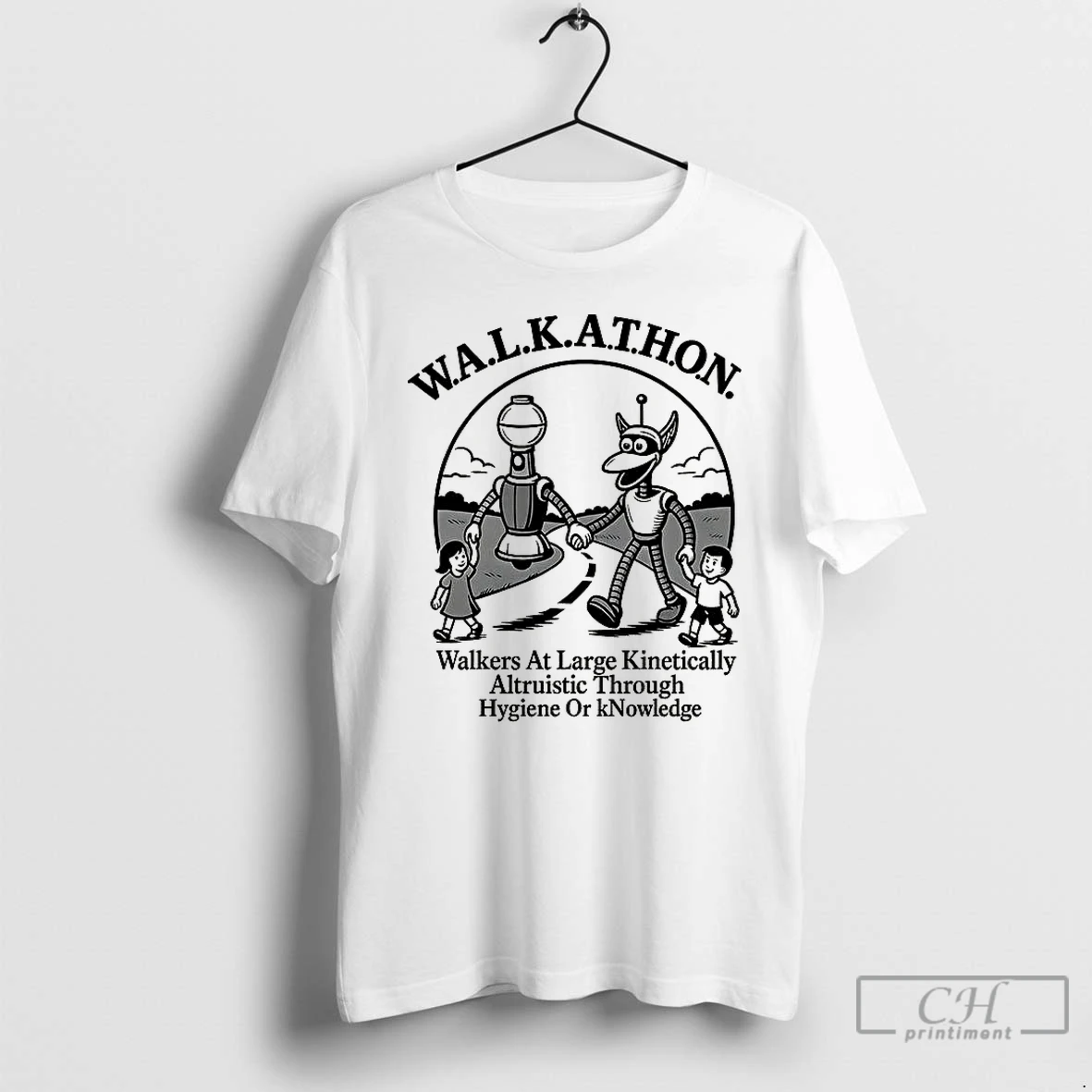 Classic Walkathon Walkers At Large Kinetically T Shirts Hoodie
