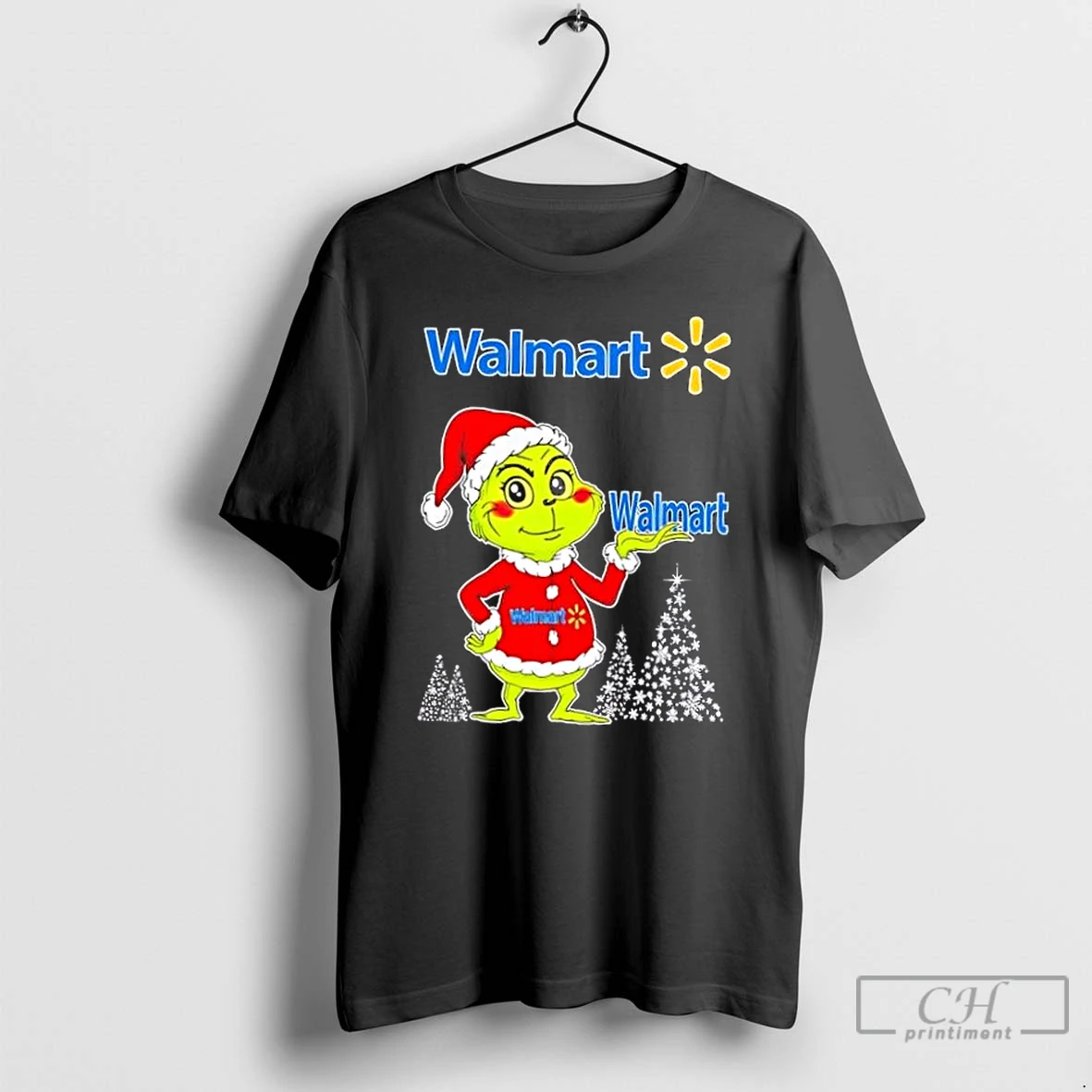 Classic Walmart And Grinchmas Christmas Tree T Shirts Hoodie